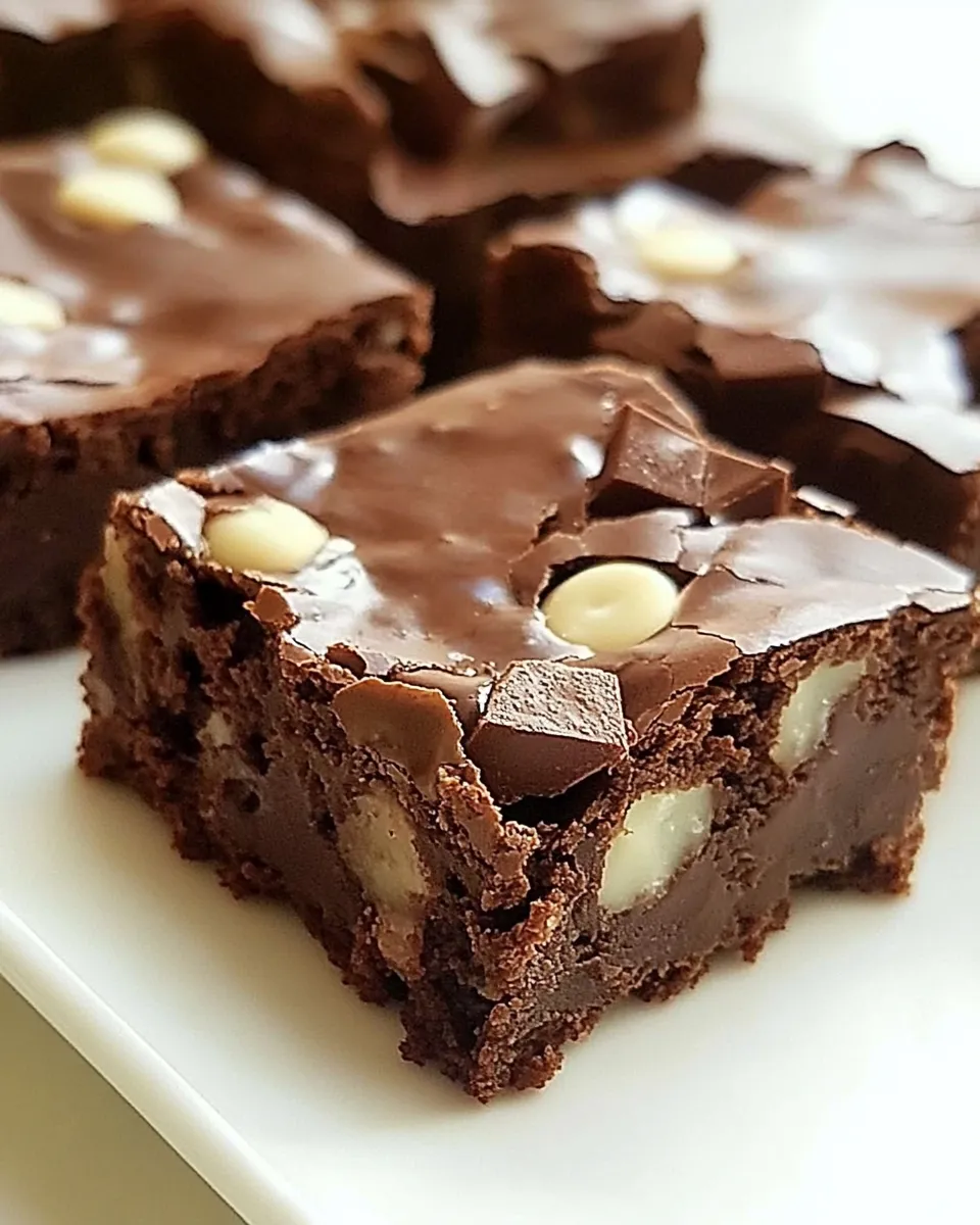 Delicious Whoppers Brownies plate image