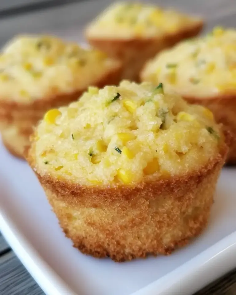 Homemade Zucchini Cheddar Corn Muffins recipe photo