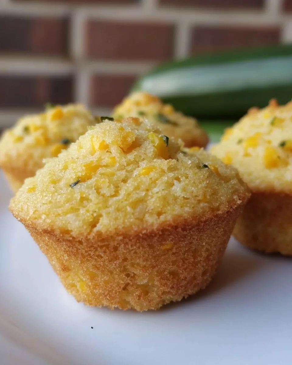 Classic Zucchini Cheddar Corn Muffins dish photo