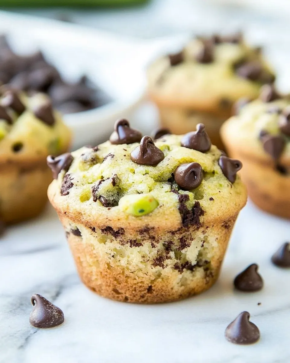 Classic Zucchini Chocolate Chip Muffins image