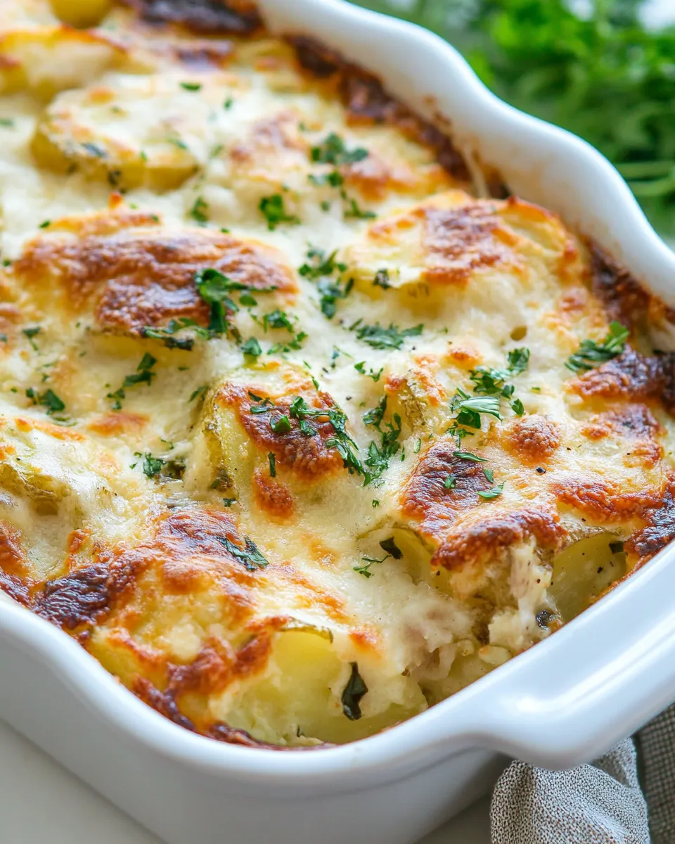 Classic Zucchini Potato Bake Recipe image