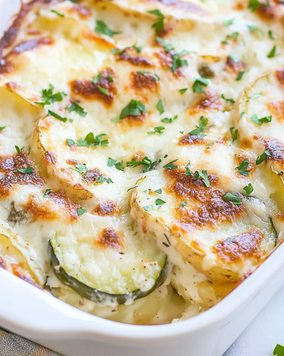 Easy Zucchini Potato Bake Recipe recipe photo